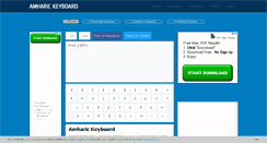 Desktop Screenshot of amharickeyboard.com